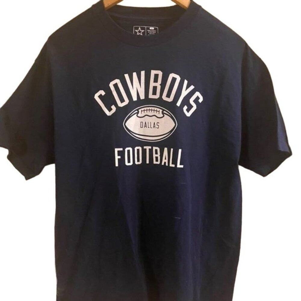 Mens Dallas Cowboys Graphic Large Tee NFL Adult Football T-Shirt